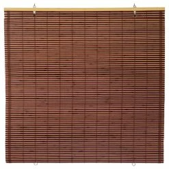 Top 10 ✔️ Oriental Furniture Bamboo Cordless Window Shade, Mahogany, 60" W ❤️