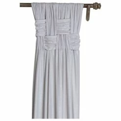 Discount 🎉 RT 👗 Dressings Brook Lustre, Cotton With Metallic Shimmer, Chelsea Drapery Panel, 95" Length 🥰