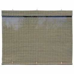 Discount π Lewis Hyman, Inc. Imperial Matchstick Cord-Free Roll Up Shade, Driftwood, 48"x72" π