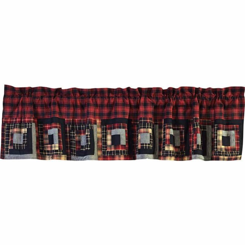 Hot Sale βοΈ VHC Brands Cumberland Patchwork Valance, 60" Width π