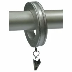 Coupon βοΈ Urbanest 1 3/4" Banded Designer Curtain Rings, Pewter, Set Of 14 β