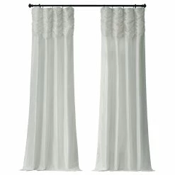 Top 10 β Half Price Drapes Ruched Eggshell Faux Silk Taffeta Curtain Single Panel, 50"x120" π§¨