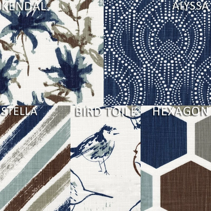 Top 10 π Close To Custom Linens Bird Toile Regal Blue Chinoiserie Scallop Valance Lined Cotton Linen π - Image 3