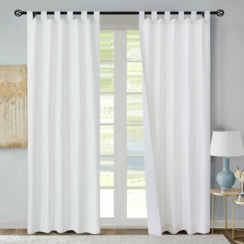 Discount π€© Commonwealth Home Fashions Weathermate Tab Top Panel Pair 40 X 84 In White π― - Image 2