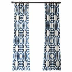 Hot Sale 🔥 Half Price Drapes Mecca Printed Cotton Curtain Single Panel, 50"x108" 🔔