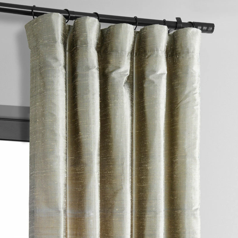 Cheap ⭐ Half Price Drapes Cashmere Textured Dupioni Silk Curtain Single Panel, 50"x96" ✨ - Image 6