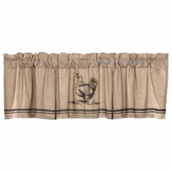 Best Sale 🎁 VHC Brand Sawyer Mill Charcoal 20 X 72 Valance 52206 ✨