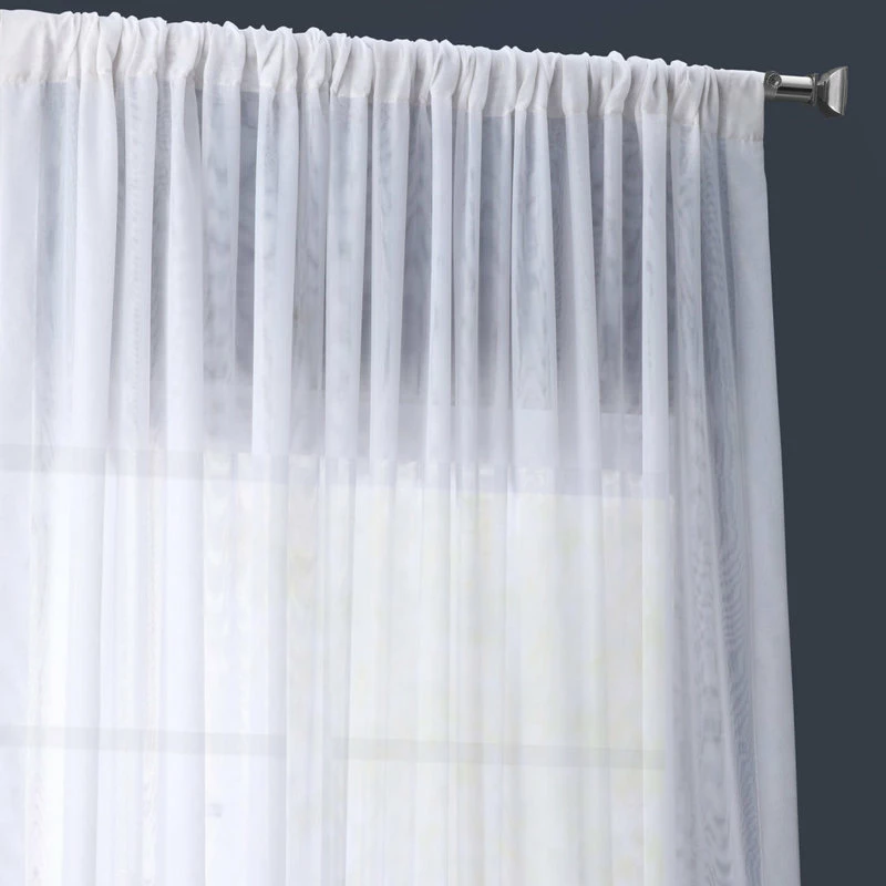 Wholesale 𧨠Half Price Drapes Signature Double Wide White Sheer Curtain Single Panel, 100"x96" βοΈ - Image 5