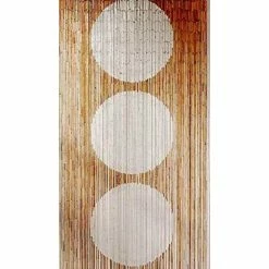 Buy 🎁 Master Garden Products Harmony Dot Beaded Bamboo Curtain, 36"W X 78"H 🌟