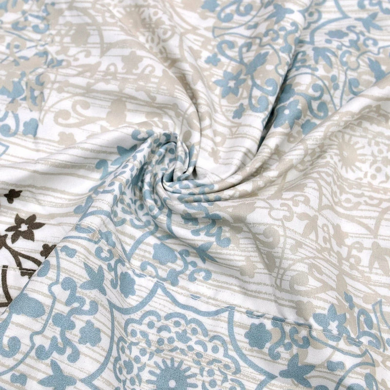 Outlet π Home Soft Things Marina Medallion Printed, Dark Gray/Granite, 2-Piece Valance Set π - Image 7