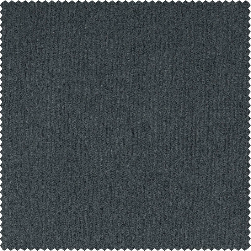 Brand new π Half Price Drapes Signature Natural Gray Blackout Velvet Curtain Single Panel, 50"x84" π - Image 11