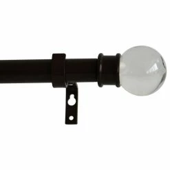 Best deal 🎉 Urbanest 1" Crystal Ball Drapery Curtain Rod, Bronze, 28"-48" 💯