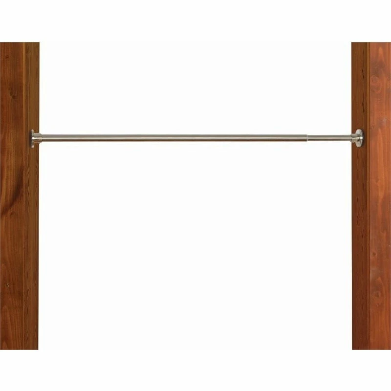 Best Pirce β Versailles Indoor/Outdoor 3/4" DUO Tension Rod Brushed Nickel π§¨