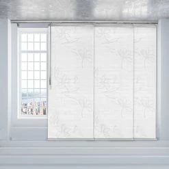 Wholesale π― Rod Desyne Flourishing White Panel Track Room Divider Vertical Blinds 94"Hx36-66"W π