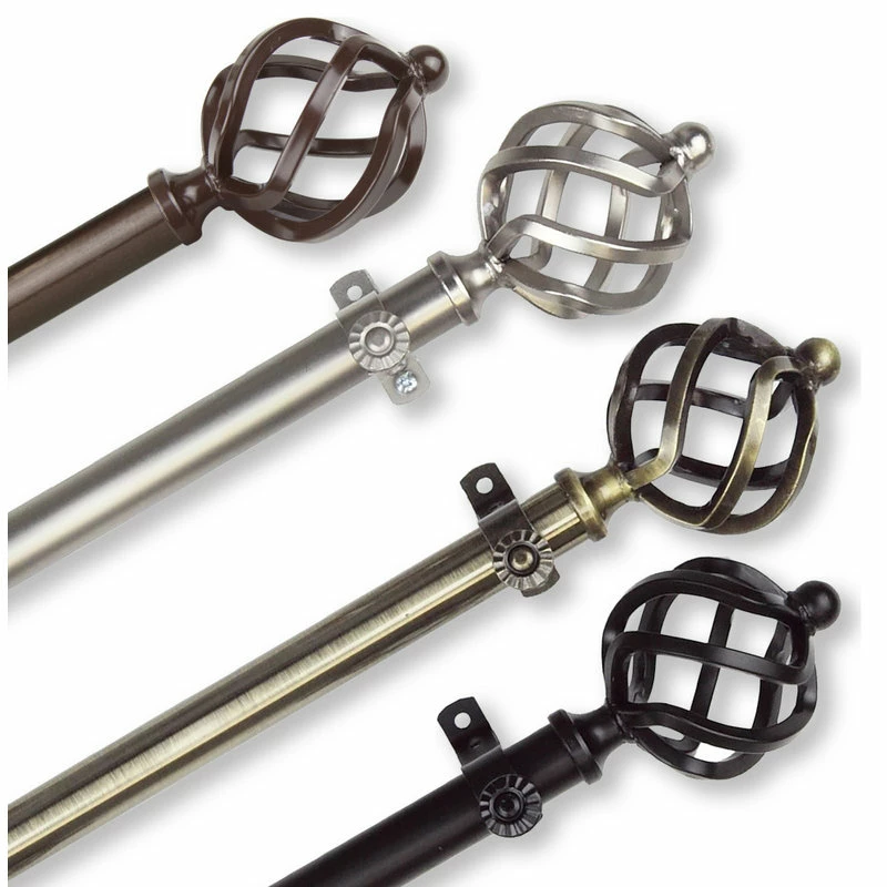 Promo π― Rod Desyne Twist Curtain Rod, Satin Nickel, 48-84" π