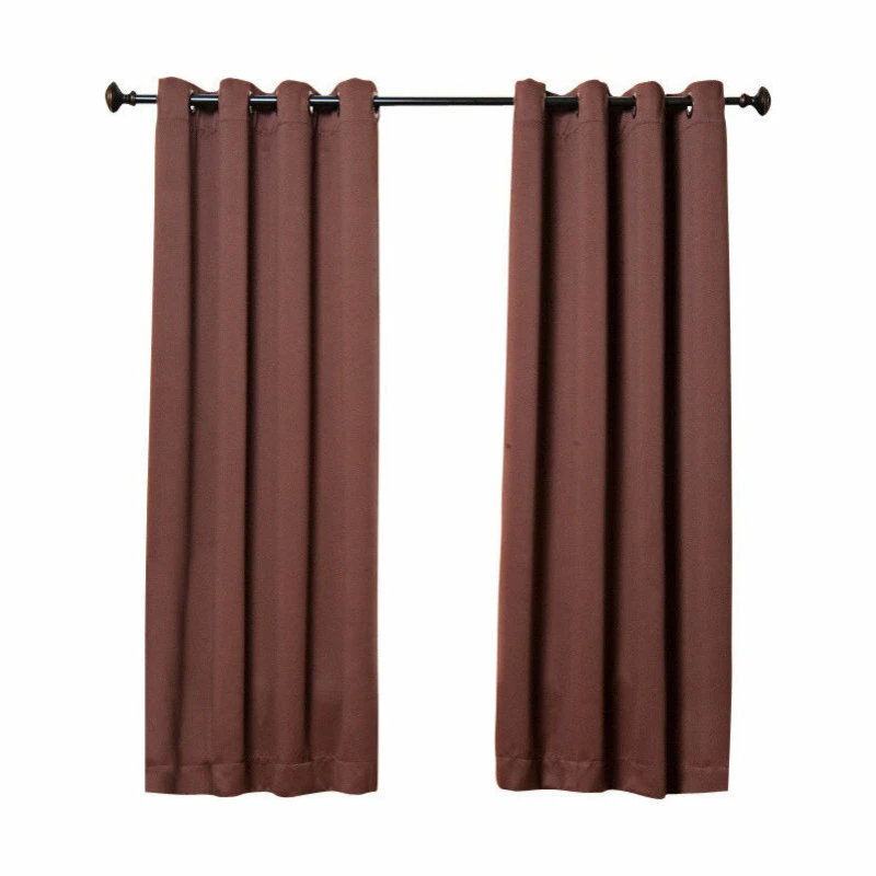 Best Pirce β Best Home Fashion Solid Grommet Top Thermal Insulated Blackout Curtains, Chocolate, 63" π