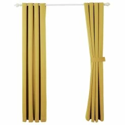 Brand new 🔥 BNF Home Serenta Black Out Curtains 4 Piece Sets, Jo Joba Yellow, 54" X 96" ✨