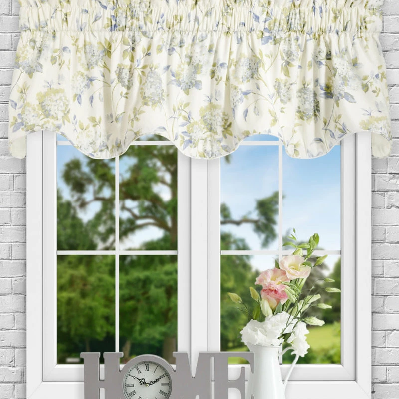 Cheap π Ellis Curtain Abigail 70" X 17" Lined Scallop Valance, Porcelain π₯