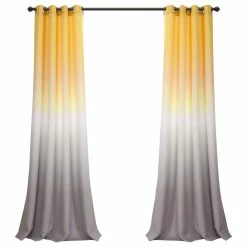Top 10 😀 Lush Decor Umbre Fiesta Room Darkening Panels, Yellow/Gray, 52x84, Set Of 2 👍