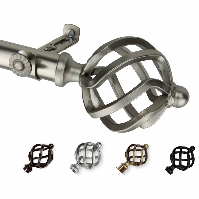 Promo π― Rod Desyne Twist Curtain Rod, Satin Nickel, 48-84" π - Image 2