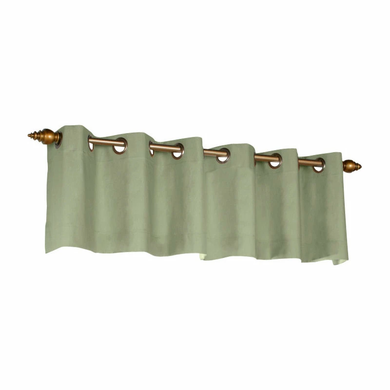 New π₯ Commonwealth Thermalogic Weather Cotton Fabric Grommet Top Valance Sage π