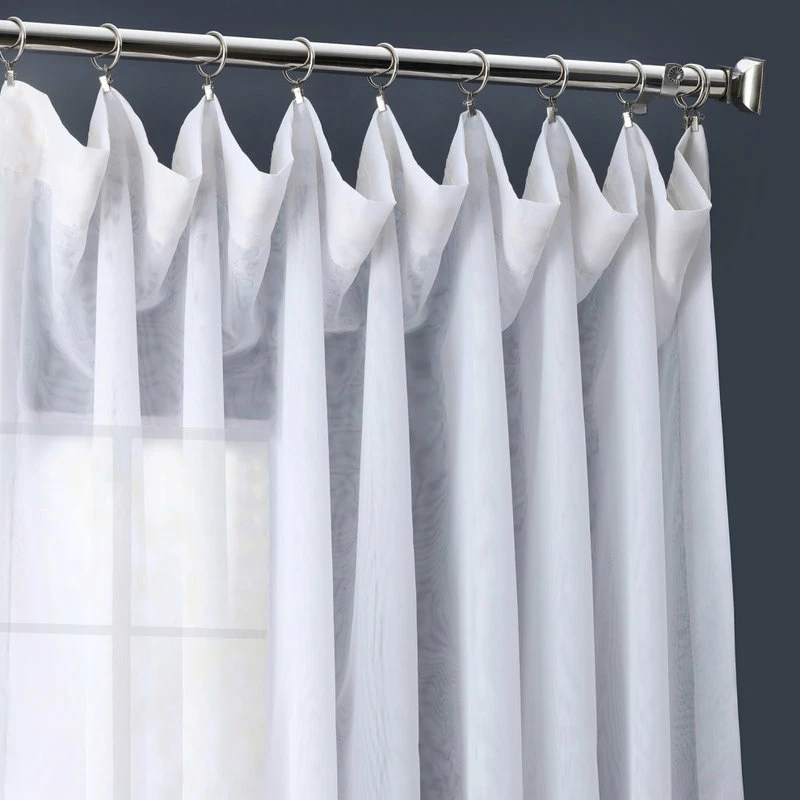 Wholesale 𧨠Half Price Drapes Signature Double Wide White Sheer Curtain Single Panel, 100"x96" βοΈ - Image 4