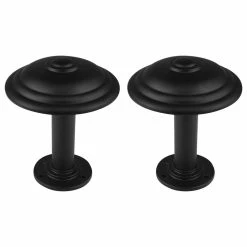 Best Sale 🧨 Urbanest Set Of 2 Tondo Metal Drapery Medallion Holdback, Black 🌟