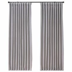 Promo ✨ Exclusive Fabrics & Furnishings, LLC Faux Linen Extra Wide Room Darkening Curtain Single Panel, Clay, 100"x84" 💯