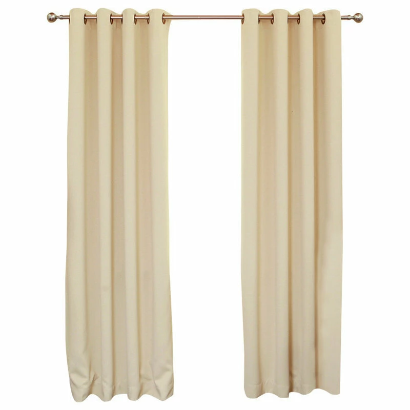 Budget βοΈ Best Home Fashion Solid Grommet Top Thermal Insulated Blackout Curtains, Beige, 84" π