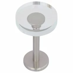 Cheap 💯 Urbanest Chiaro Crystal Medallion Drapery Holdback, Brushed Steel ✔️