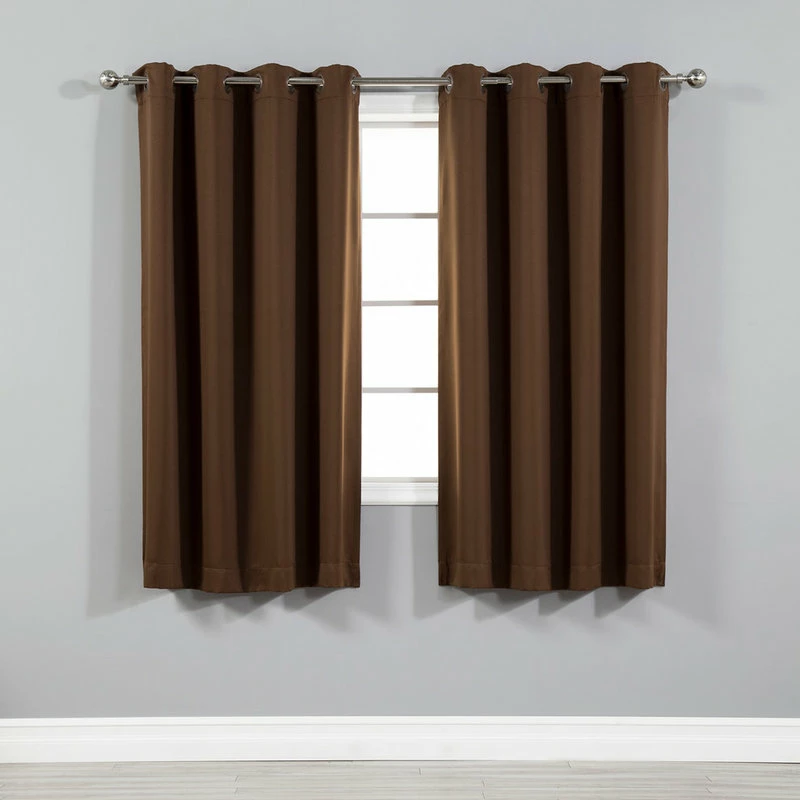 Best Pirce β Best Home Fashion Solid Grommet Top Thermal Insulated Blackout Curtains, Chocolate, 63" π - Image 3
