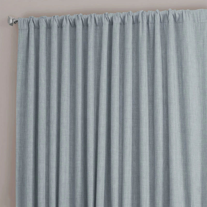 Deals π Exclusive Fabrics & Furnishings, LLC Faux Linen Extra Wide Room Darkening Curtain Single Panel, Heather Grey, 100"x12 π₯° - Image 5