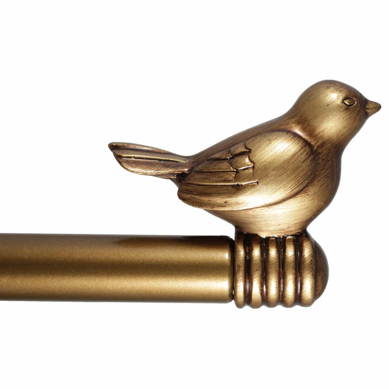 Wholesale β¨ Urbanest 3/4" Bird Adjustable Curtain Rod, Renaissance Gold, 28"-48" π₯°