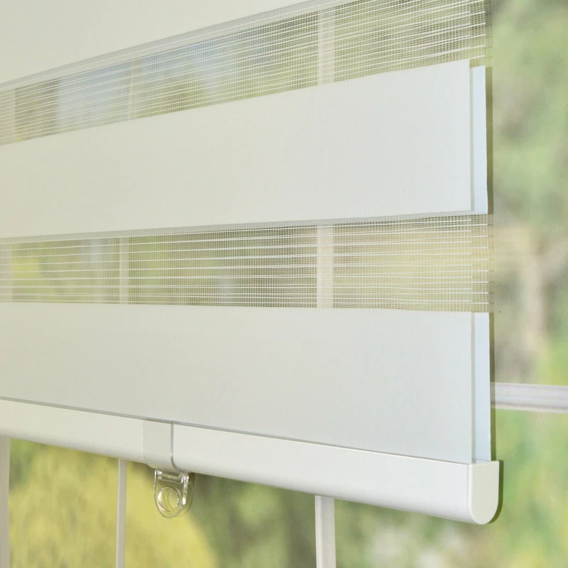 Budget π Versailles Home Fashions Day And Night Cordless Zebra Shade, Eggshell, 30"x64" π