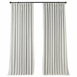 Cheapest 🤩 Half Price Drapes Blackout Extra Wide Vintage Textured Faux Dupioni Curtain, Off White, 100"x96" 👏