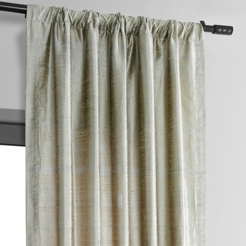 Cheap ⭐ Half Price Drapes Cashmere Textured Dupioni Silk Curtain Single Panel, 50"x96" ✨ - Image 7