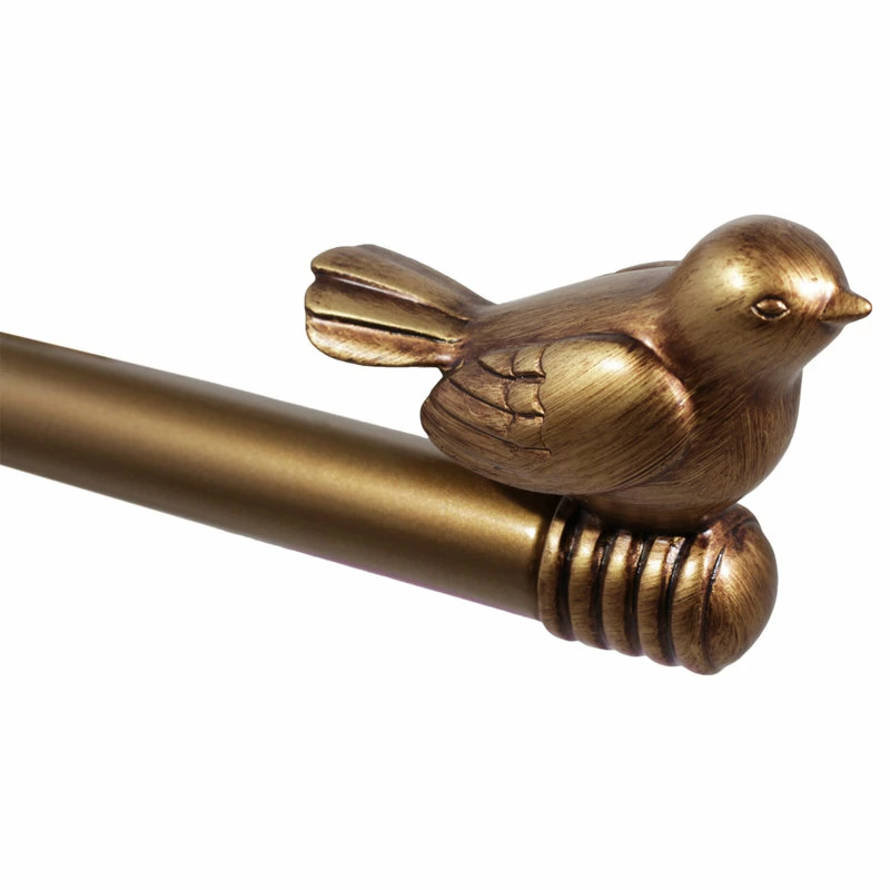 Wholesale β¨ Urbanest 3/4" Bird Adjustable Curtain Rod, Renaissance Gold, 28"-48" π₯° - Image 2