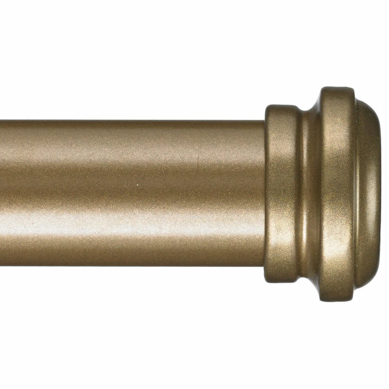 Outlet π Art Decor Deco Traverse Rod 1 With Empire Finial, Champagne, 132 π - Image 2