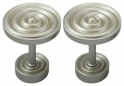 Cheap 🥰 Urbanest Swirl Drapery Medallion Holdback, Pewter, Set Of 2 ⌛