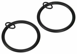Buy 💯 Urbanest Metal Curtain Rings With Eyelets, 2" Diameter, Set Of 28, Black 💯
