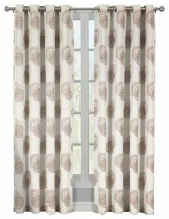Coupon 👏 Royal Tradition Lafayette Jacquard Grommet Curtains, Set Of 2, Brown, 108"x120", Set Of 2 ⌛