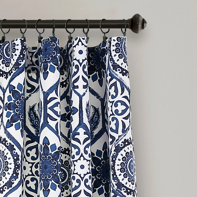 Best Sale β¨ Lush Decor Marvel Room Darkening Window Curtain Panels Navy 52"x84" Set β€οΈ
