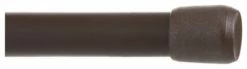 Cheapest ⭐ Kenney Manufacturing Company Kenney KN620 Carlisle Spring Tension Curtain Rod, Brown, 28" - 48" ✔️