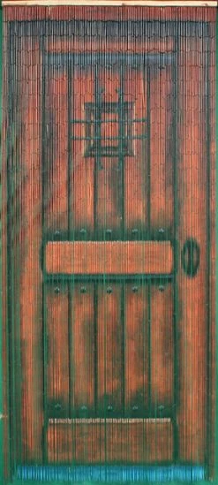 Outlet ⭐ Bamboo54 Brown Wood Door Bead Curtain 125 Strands 🎁