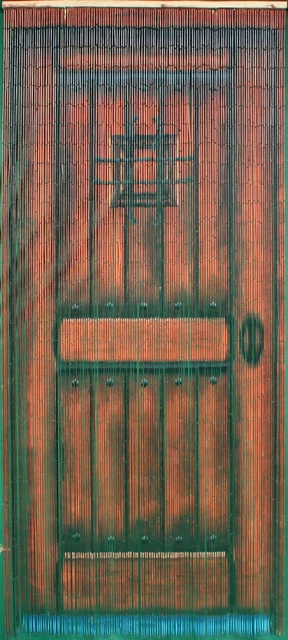 Outlet ⭐ Bamboo54 Brown Wood Door Bead Curtain 125 Strands 🎁