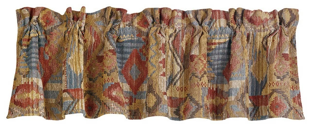 Budget β Paseo Road By HiEnd Accents Southwest Patchwork Valance π