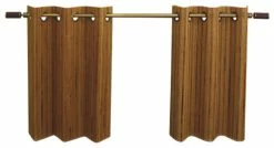 Cheap ⌛ VERSAILLES HOME FASHIONS Versailles' Bamboo Wood Grommet Top Valance (72in X 12in), 48x24" ⌛