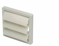 Coupon 😉 Soler And Palau PER-355W 12" Plastic Louvre Shutter - Grey 🎉