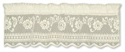 Hot Sale 🎁 Heritage Lace Victorian Rose Insert Valance ⌛