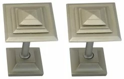 Hot Sale ✔️ Urbanest Rockwell Drapery Medallion Holdback, Pewter, Set Of 2 😉